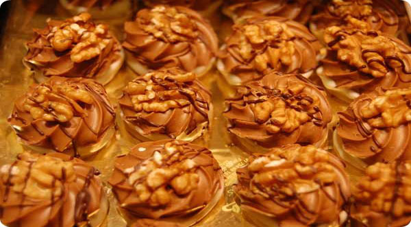 Pastelitos con nueces
