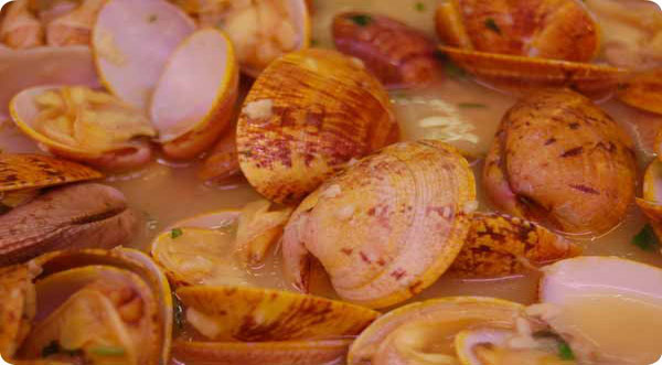 Almejas a la riojana